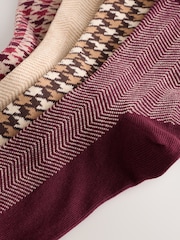 Heritage Check Ankle Socks 4 Pack - Image 8 of 8