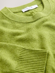 Green Super Soft Short Sleeve Knitted Top - Image 3 of 4