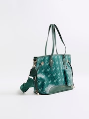 River Island Geo Side Tie Shopper Bag - Image 3 of 5