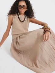 River Island Cream Hybrid Tape Dress - Image 3 of 4