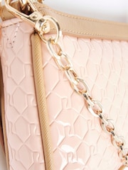 Розовый - River Island сумка через плечо с монограммой - Image 4 of 5
