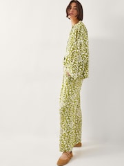 Monsoon Green Trinny Hand-Screen Print Shirt - Image 4 of 5