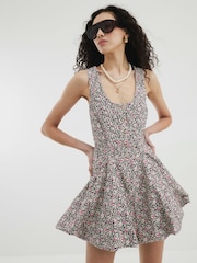 River Island Black Puffball Button Dress - Image 3 of 4