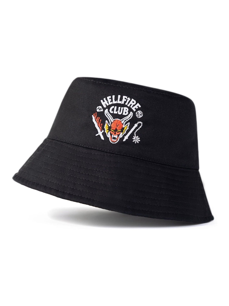 Vanilla Underground Black Stranger Things Bucket Hat - Image 1 of 6