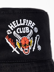 Vanilla Underground Black Stranger Things Bucket Hat - Image 4 of 6