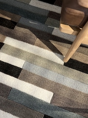 Greige Rio Broken Stripes Rug - Image 3 of 5