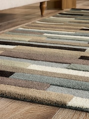 Greige Rio Broken Stripes Rug - Image 4 of 5