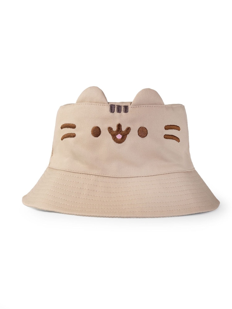 Vanilla Underground Beige Pusheen Womens Bucket Hat - Image 3 of 5