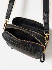 Oliver Bonas Black Simen Black Cross-Body Bag - Image 6 of 7