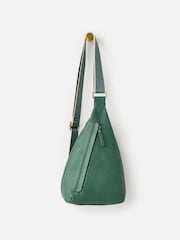 Oliver Bonas Green Brooke Moss Cross-body Belt Bag - Image 1 of 6