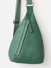 Oliver Bonas Green Brooke Moss Cross-body Belt Bag - Image 3 of 6