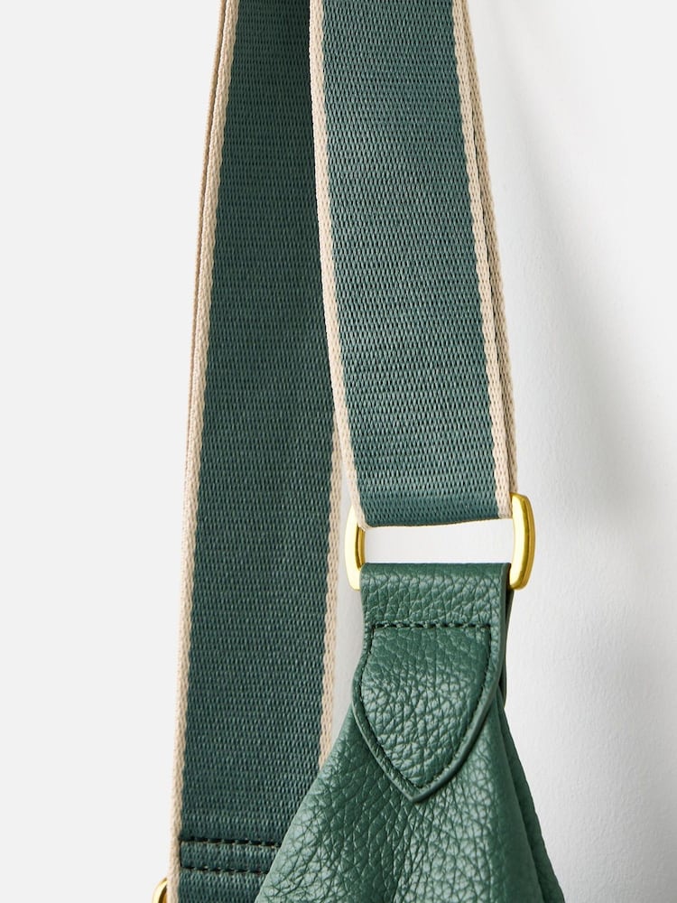Oliver Bonas Green Brooke Moss Cross-body Belt Bag - Image 5 of 6