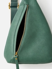 Oliver Bonas Green Brooke Moss Cross-body Belt Bag - Image 6 of 6