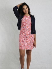 Weird Fish Blue Limon Outfitter Slub Lightweight Cardigan - Image 2 of 5