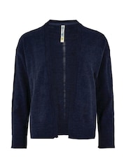 Weird Fish Blue Limon Outfitter Slub Lightweight Cardigan - Image 5 of 5