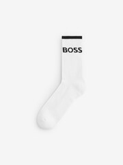 BOSS White 6 Pack Socks - Image 7 of 7
