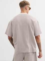 River Island Pink Seersucker Boxy T-Shirt - Image 2 of 4
