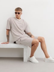 River Island Pink Seersucker Boxy T-Shirt - Image 4 of 4