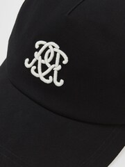 Reiss Black Luzon Embroidered Logo Cap - Image 5 of 5