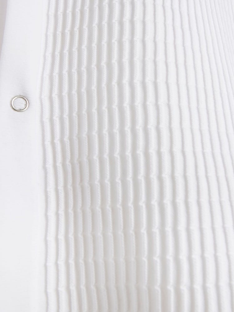 River Island White Brick Pointelle Knit Shirt - Image 6 of 6 River Island White Brick Pointelle Knit Shirt - Image 6 of 6