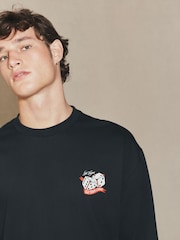 Black EDIT Long Sleeve Graphic T-Shirt - Image 4 of 5