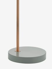 Dar Lighting Grey Satin Copper Frederick Task Lamp - Image 4 of 5