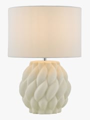 Dar Lighting White Idonia Table Lamp - Image 3 of 7