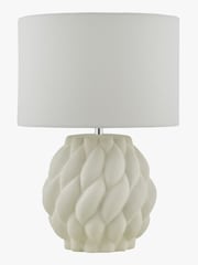 Dar Lighting White Idonia Table Lamp - Image 4 of 7