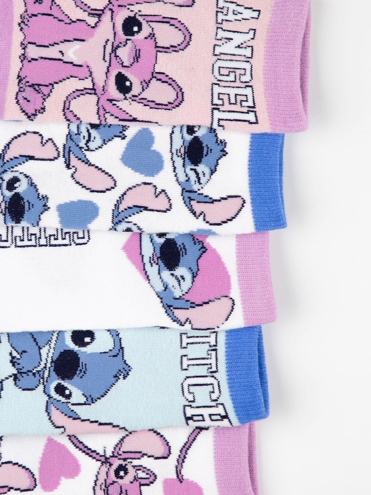 Vanilla Underground Multi Disney Girls Calf Socks Set of 5 - Image 2 of 5