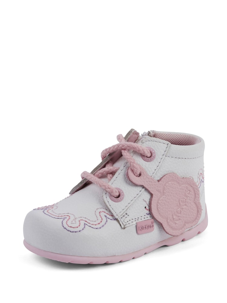 Kickers Blue Kick Hi Baby Wave Boots - Image 2 of 6