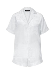 Ann Summers White Signature Satin Revere Pyjamas Set - Image 5 of 5