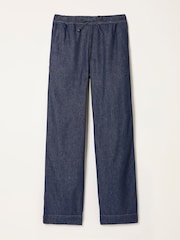 Denim Dark Blue Ashby Straight Leg Drawstring Jeans - Image 6 of 6