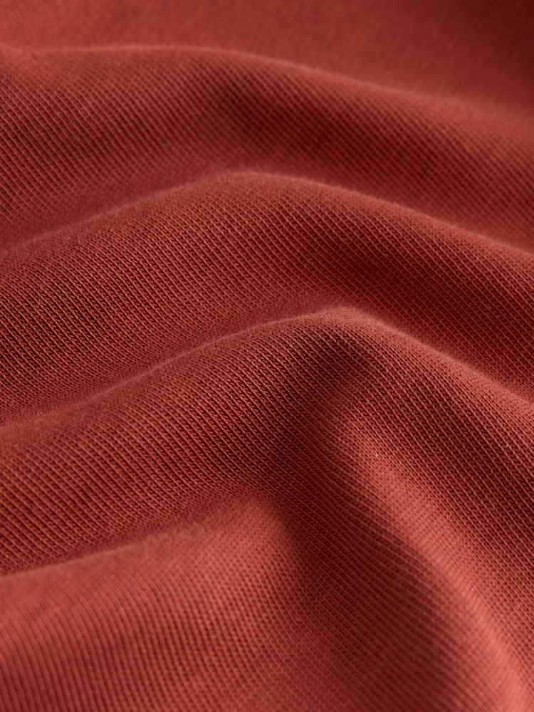 Rust Red Oversized Fit EDIT Heavyweight T-Shirt - Image 2 of 3 Rust Red Oversized Fit EDIT Heavyweight T-Shirt - Image 2 of 3