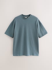 Blue Oversized Fit EDIT Heavyweight T-Shirt - Image 1 of 3