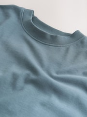 Blue Oversized Fit EDIT Heavyweight T-Shirt - Image 3 of 3