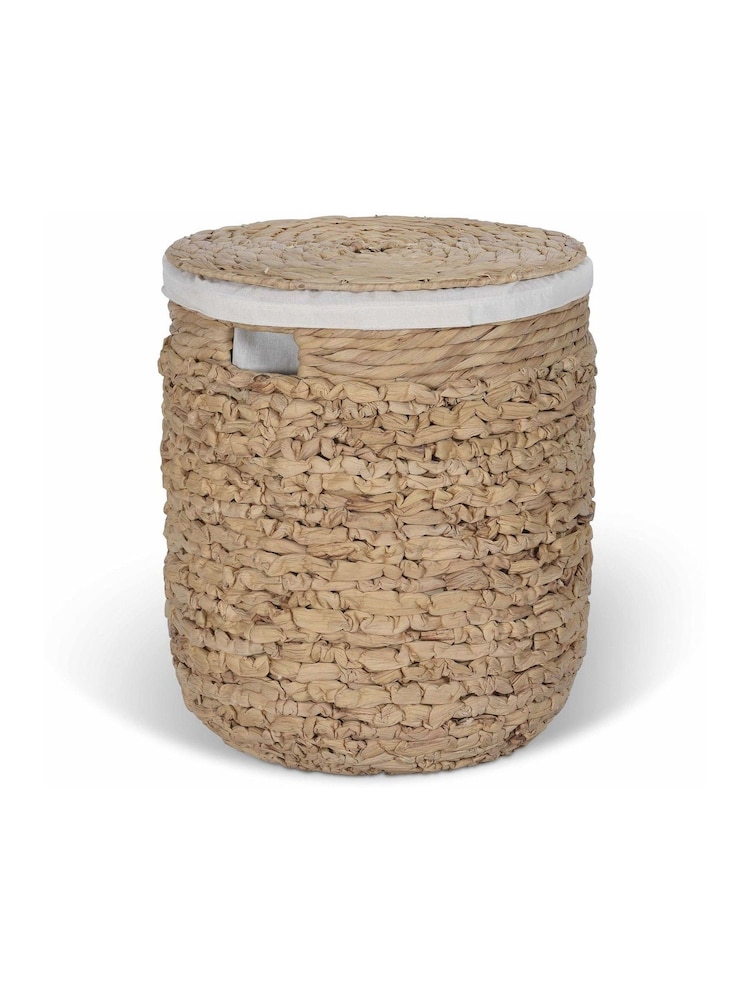Garden Trading Natural Milborne Woven Laundry Hamper - Image 3 of 3 Garden Trading Natural Milborne Woven Laundry Hamper - Image 3 of 3