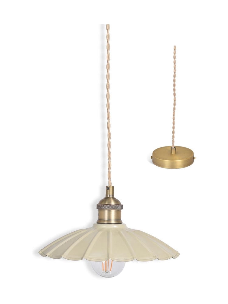Garden Trading Clay Wanstrow Ceiling Pendant - Image 3 of 3