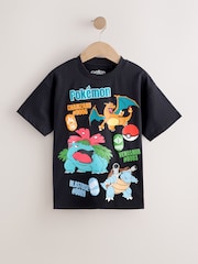 Multi Pokemon Short Sleeved T-Shirts 2 Pack (4-14yrs) - Image 2 of 6
