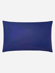 Jasper Conran London Royal Blue 300 TC Percale 100% Cotton Std Pillowcase Pair - Image 3 of 4
