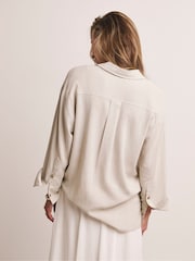Natural - Anthology By JD Williams Premium Linen Mix Shirt - Imagen 2 de 5