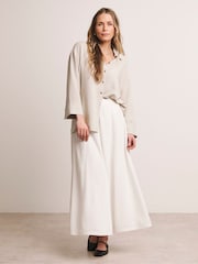 Natural - Anthology By JD Williams Premium Linen Mix Shirt - Imagen 5 de 5