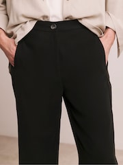 JD Williams Black Mix Wide Leg Trousers - Image 3 of 5