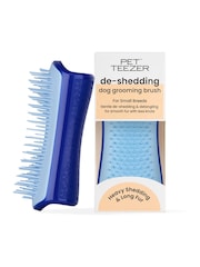 Tangle Teezer Small Pet De-shedding Brush - Blue / Light Blue - Image 4 of 6
