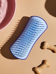 Tangle Teezer Small Pet De-shedding Brush - Blue / Light Blue - Image 5 of 6