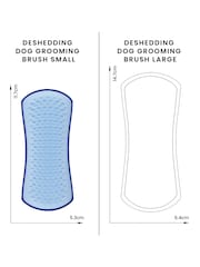 Tangle Teezer Small Pet De-shedding Brush - Blue / Light Blue - Image 8 of 8