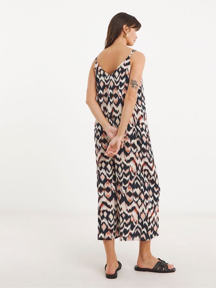 JD Williams Wide Leg Strappy Culotte Jumpsuit - Imagen 2 de 4