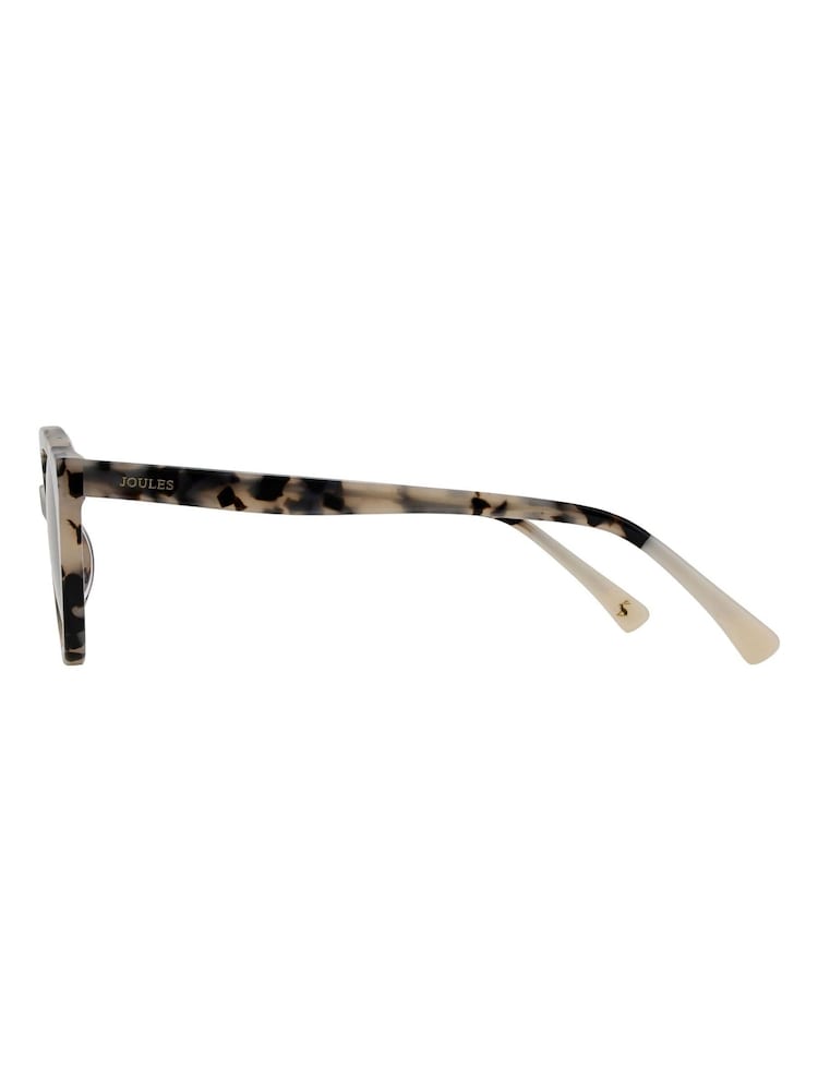 Joules Cream Round Sunglasses - Image 2 of 3