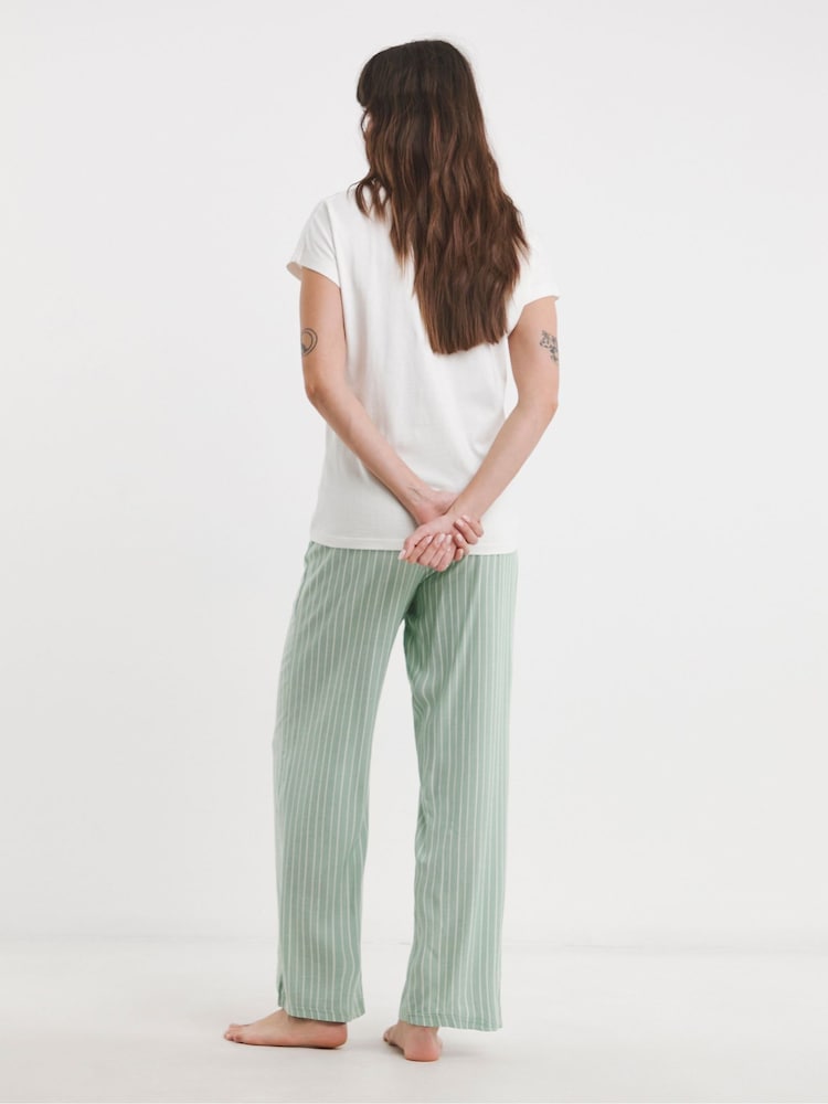 JD Williams Green Pyjamas Set - Image 2 of 4
