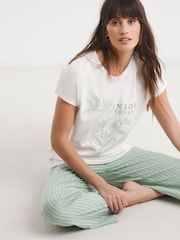 JD Williams Green Pyjamas Set - Image 3 of 4