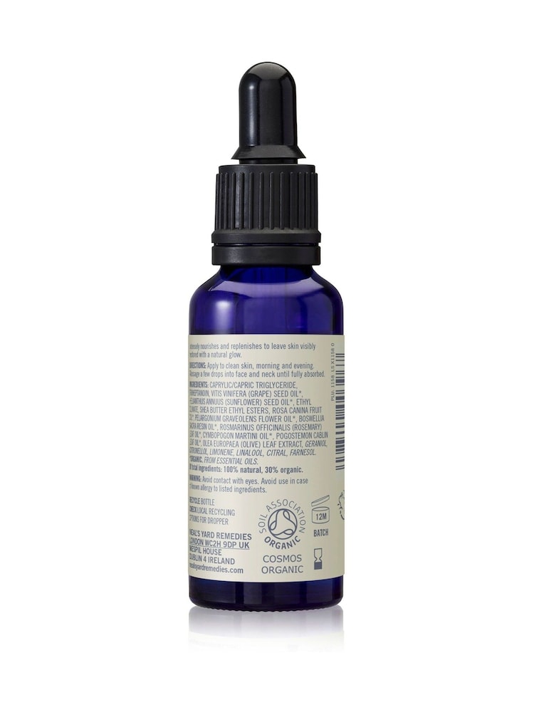 Neals Yard Remedies Wild Rose Glow Facial Oil 28ml - Image 2 of 2 Neals Yard Remedies Wild Rose Glow Facial Oil 28ml - Image 2 of 2